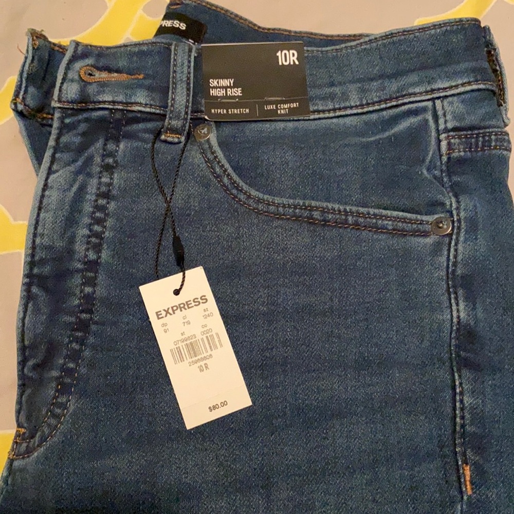 Express skinny high rise jeans! NWT!! Size 10